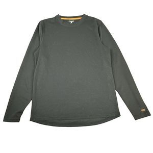 Omni Wool Shirt Black Long Sleeve Wool Blend Base Layer Outdoors Mens L